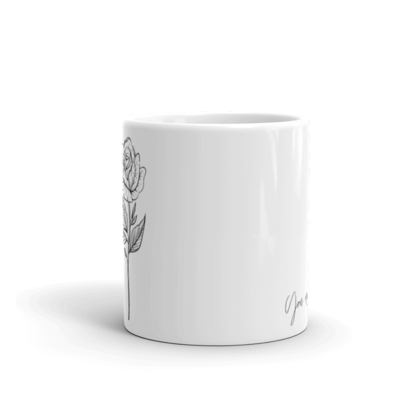 white-glossy-mug-11oz-front-view-621b4c9213610.png You are loved glossy mug