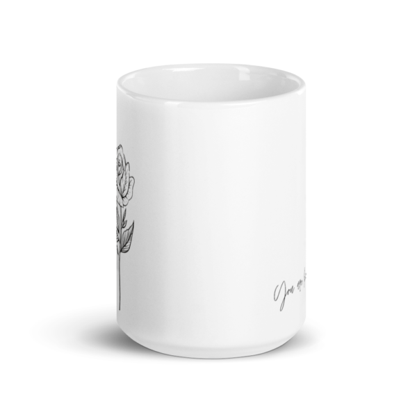 white-glossy-mug-15oz-front-view-621b4c921371c.png You are loved glossy mug