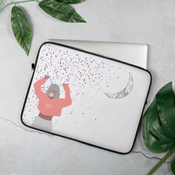 laptop-sleeve-15-front-624b44351dbc7.png Aquarius girl with moon and stars laptop bag