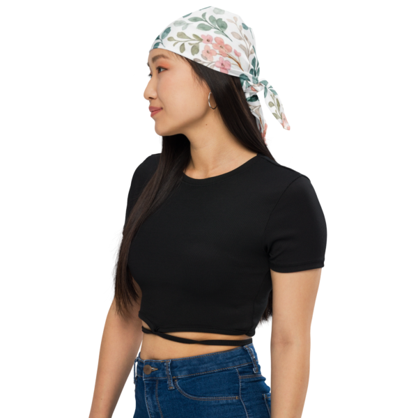 all-over-print-bandana-white-l-front-634dab5e7e530.png Floral Bandana