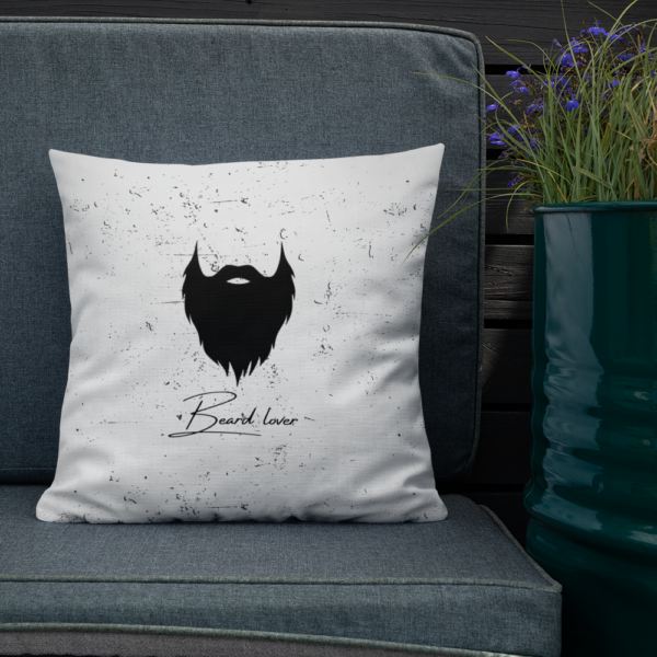 all-over-print-premium-pillow-18x18-front-lifestyle-2-635404d58656b.png Beard Lover Grey Pillow Case