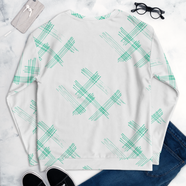 all-over-print-unisex-sweatshirt-white-back-63713183a99c2.png Blue #Hastag Sweatshirt