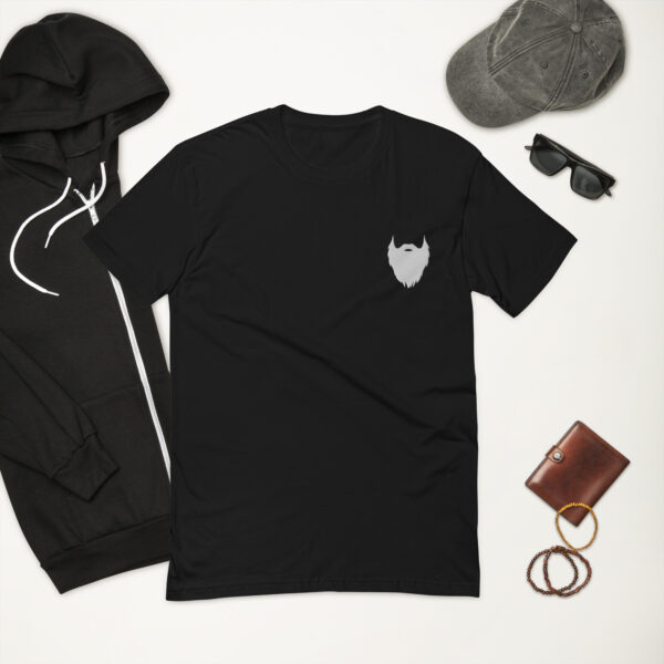 mens-fitted-t-shirt-black-front-636fb0410924e.jpg Beard Short Sleeve T-shirt