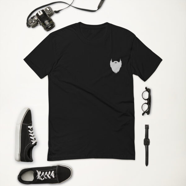 mens-fitted-t-shirt-black-front-636fb04109417.jpg Beard Short Sleeve T-shirt