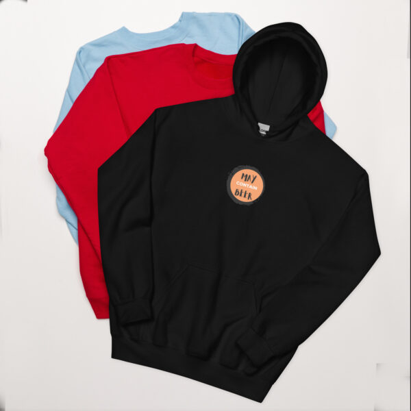 unisex-heavy-blend-hoodie-black-front-63713798dbca0.jpg May Contain Beer Hoodie