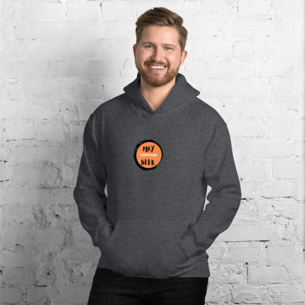 unisex-heavy-blend-hoodie-dark-heather-front-63713798ddbc5.jpg May Contain Beer Hoodie