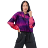 all-over-print-womens-cropped-windbreaker-black-front-638cd99e61e72.png Purple Galaxy Painted Women’s cropped windbreaker