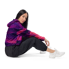 all-over-print-womens-cropped-windbreaker-black-right-638cd99e61f8a.png Purple Galaxy Painted Women’s cropped windbreaker