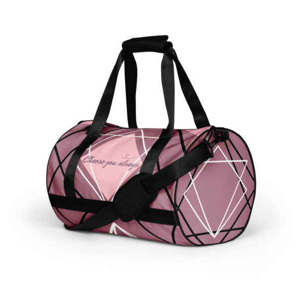 all-over-print-gym-bag-white-left-front-68ae0a78a27e7.jpg Choose You, Always gym bag