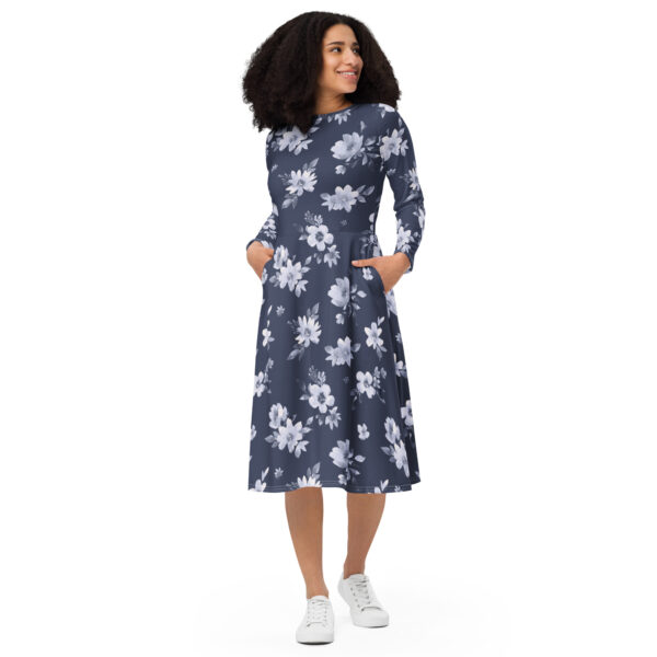 all-over-print-long-sleeve-midi-dress-white-front-68a47f7fd39cf.jpg Navy White Floral sleeve midi dress
