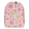 all-over-print-minimalist-backpack-white-front-68ae1fe01f732.jpg Pink Floral Pattern Minimalist Backpack