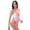 all-over-print-one-piece-swimsuit-white-right-68a2fd57332a0.jpg Pink Striped Painted Pattern One-Piece Swimsuit
