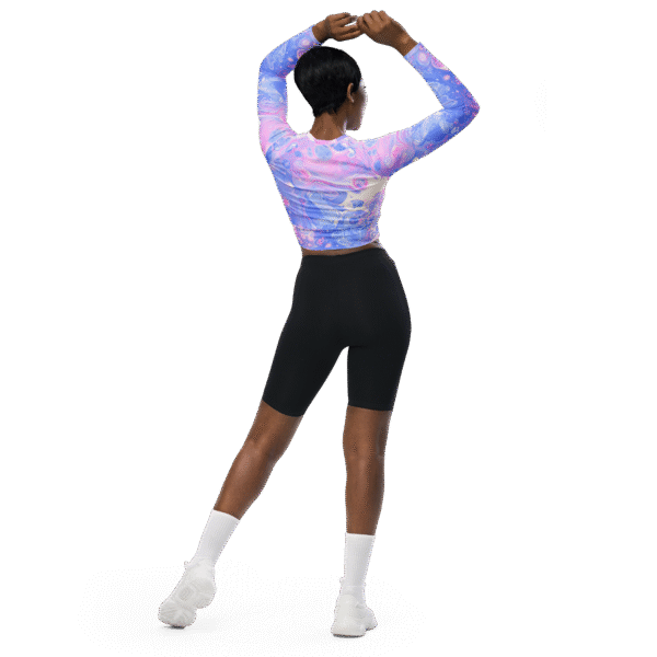 all-over-print-recycled-long-sleeve-crop-top-white-back-68944970a1c7d.png Mixed Coulered Bubble Long-sleeve Crop Top