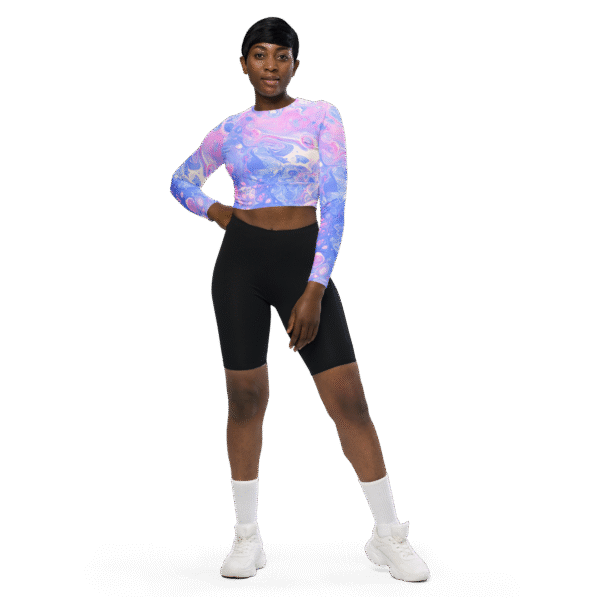 all-over-print-recycled-long-sleeve-crop-top-white-front-68944970a1339.png Mixed Coulered Bubble Long-sleeve Crop Top