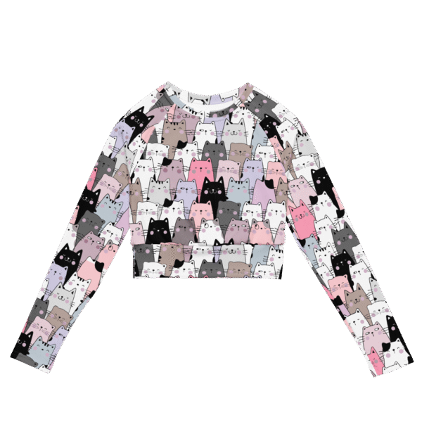 all-over-print-recycled-long-sleeve-crop-top-white-front-68948b44ae9b7.png Cat Galore Long-sleeve crop top