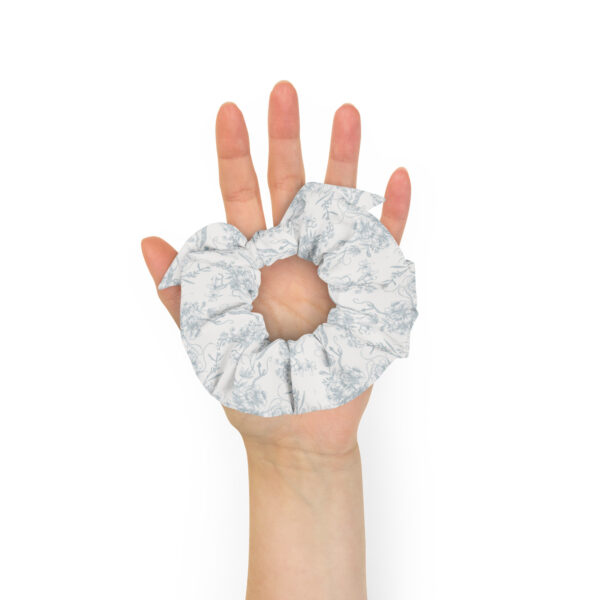 all-over-print-recycled-scrunchie-white-back-68af4d0567c49.jpg Vintage Green Pattern Scrunchie