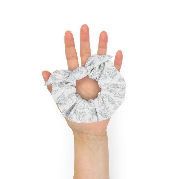 all-over-print-recycled-scrunchie-white-front-68af4d056723b.jpg Vintage Green Pattern Scrunchie