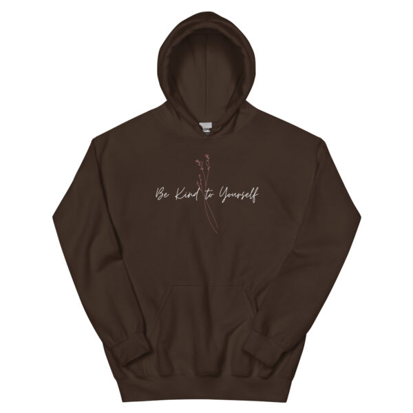 unisex-heavy-blend-hoodie-dark-chocolate-front-689a4d047b1a2.jpg Be Kind To Yourself Hoodie