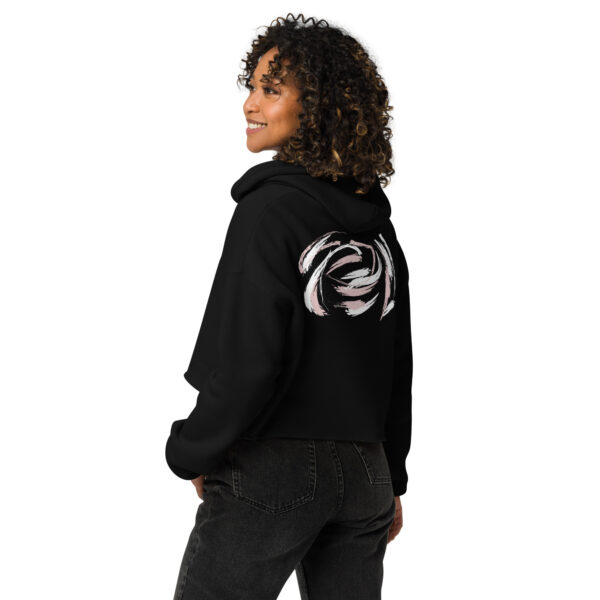 womens-cropped-hoodie-black-back-6894e038a64d4.jpg Wild.Raw.True Crop Hoodie Black