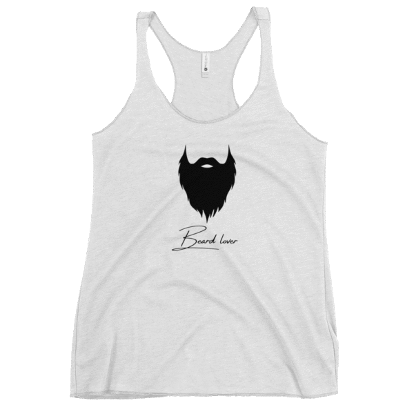womens-racerback-tank-top-heather-white-front-689468a7b0bf4.png Beard Lover Women's Racerback Tank