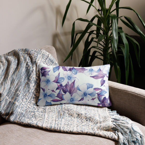 all-over-print-basic-pillow-20x12-front-68cf0cbb99ad0.jpg Purple and Blue Floral Basic Pillow