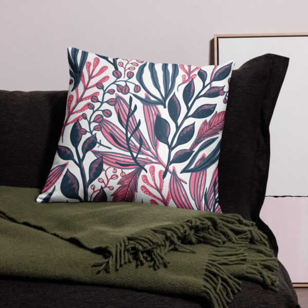 all-over-print-basic-pillow-22x22-front-68cf0f2f0efd7.jpg Coral Bloom Jungle Pillow