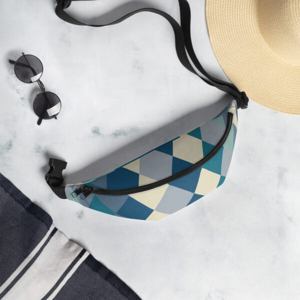 all-over-print-fanny-pack-white-lifestyle-2-68c9241eda905.jpg Stylish Pattern Fanny Pack