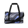 all-over-print-gym-bag-white-front-68c92395566fd.jpg Blue and Grey Brush Stroke Pattern Gym Bag