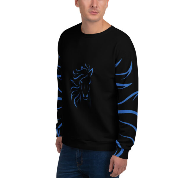 all-over-print-recycled-unisex-sweatshirt-white-left-front-68c46c244df82.jpg Blue Horse Sweatshirt