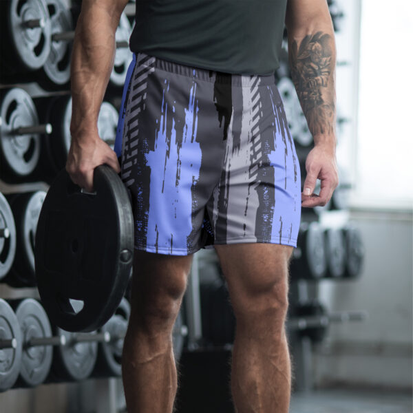 all-over-print-unisex-athletic-long-shorts-white-front-68c3d14ccf678.jpg Blue and Grey Paint Art Athletic Long Shorts