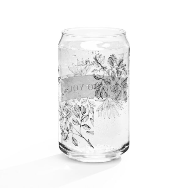 can-shaped-glass-16-oz-16-oz-back-68c97f41447b1.jpg You Do You Floral Can-Shaped Glass