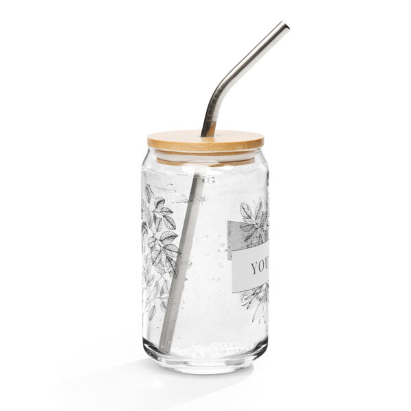 can-shaped-glass-16-oz-16-oz-with-lid-straw-right-68c97f4144649.jpg You Do You Floral Can-Shaped Glass