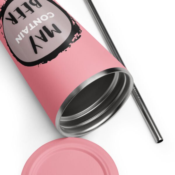 insulated-tumbler-with-a-straw-pink-20-oz-product-details-2-68c98299ecc6b.jpg May Contain Beer Insulated tumbler with a straw