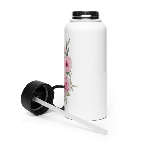 stainless-steel-water-bottle-with-a-straw-lid-white-32-oz-left-68c935db49512.jpg Peony Flower Stainless Steel Water Bottle With a Straw Lid