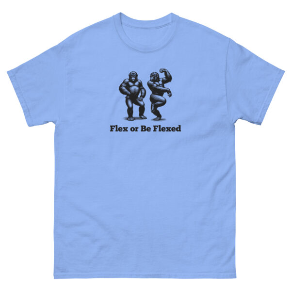 unisex-classic-tee-carolina-blue-front-68b7e8b5d273c.jpg Flex Or Be Flexed classic tee