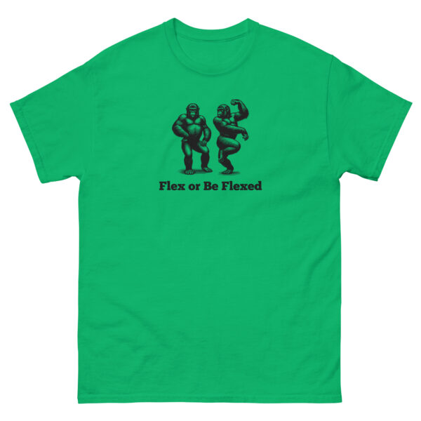 unisex-classic-tee-irish-green-front-68b7e8b5c469e.jpg Flex Or Be Flexed classic tee