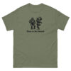 unisex-classic-tee-military-green-front-68b7e8b5b08b1.jpg Flex Or Be Flexed classic tee