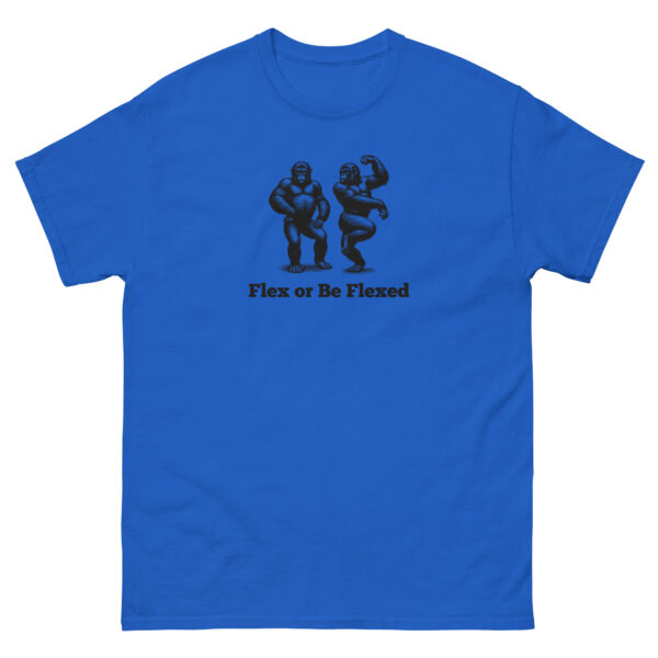 unisex-classic-tee-royal-front-68b7e8b5a4cdc.jpg Flex Or Be Flexed classic tee