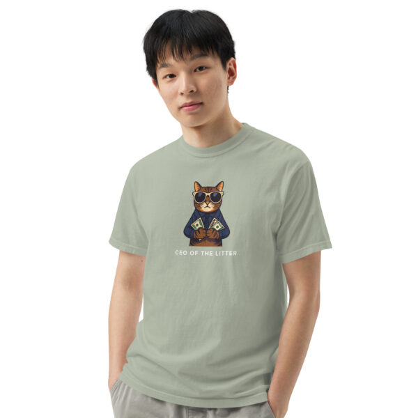 unisex-garment-dyed-heavyweight-t-shirt-bay-front-3-68b7e39497fbd.jpg Ceo Of The Litter heavyweight t-shirt