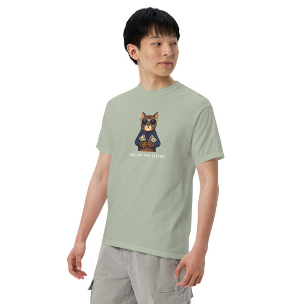 unisex-garment-dyed-heavyweight-t-shirt-bay-left-front-68b7e3949f976.jpg Ceo Of The Litter heavyweight t-shirt