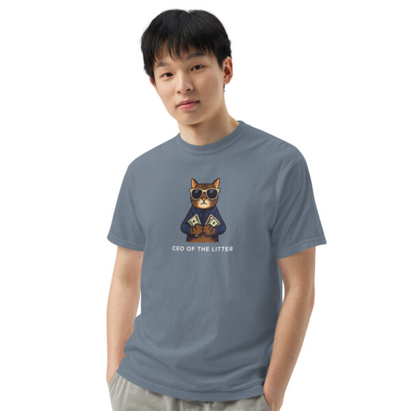 unisex-garment-dyed-heavyweight-t-shirt-blue-jean-front-3-68b7e3946f637.jpg Ceo Of The Litter heavyweight t-shirt