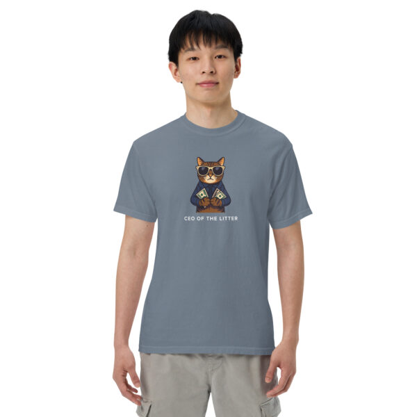 unisex-garment-dyed-heavyweight-t-shirt-blue-jean-front-68b7e39472ae9.jpg Ceo Of The Litter heavyweight t-shirt