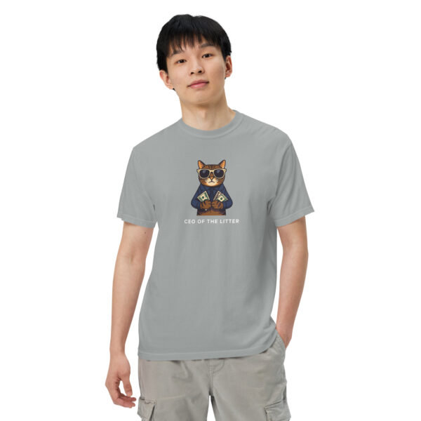 unisex-garment-dyed-heavyweight-t-shirt-granite-front-2-68b7e39487322.jpg Ceo Of The Litter heavyweight t-shirt