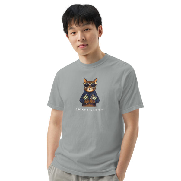 unisex-garment-dyed-heavyweight-t-shirt-granite-front-3-68b7e394891f8.jpg Ceo Of The Litter heavyweight t-shirt