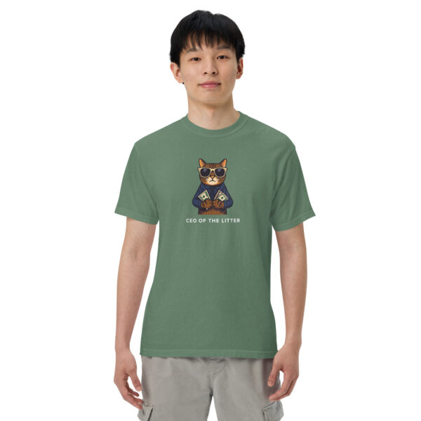 unisex-garment-dyed-heavyweight-t-shirt-light-green-front-68b7e39470c9d.jpg Ceo Of The Litter heavyweight t-shirt