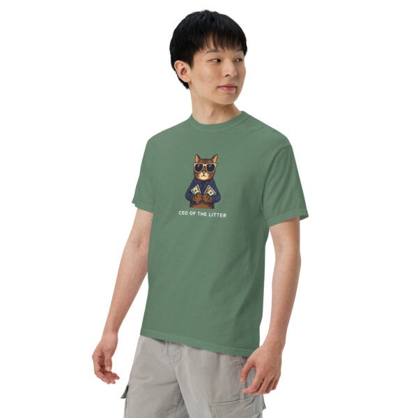 unisex-garment-dyed-heavyweight-t-shirt-light-green-left-front-68b7e3947206f.jpg Ceo Of The Litter heavyweight t-shirt