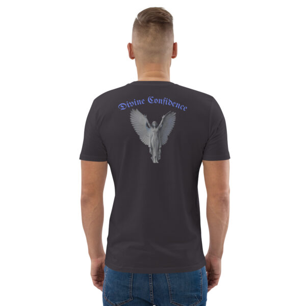 unisex-organic-cotton-t-shirt-anthracite-back-2-68b74a1bc57c5.jpg Divine Confidence organic cotton t-shirt