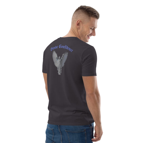 unisex-organic-cotton-t-shirt-anthracite-right-back-68b74a1bce9e4.jpg Divine Confidence organic cotton t-shirt