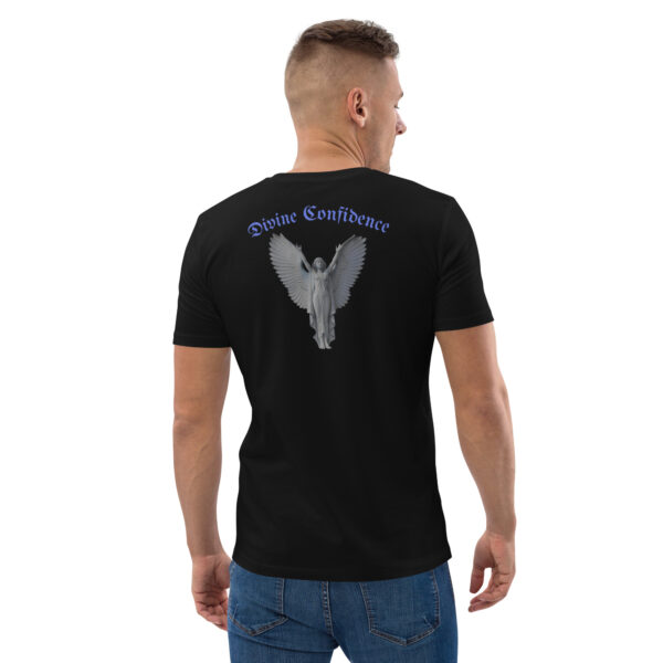unisex-organic-cotton-t-shirt-black-back-68b74a1bb8e8e.jpg Divine Confidence organic cotton t-shirt
