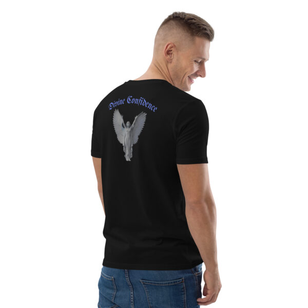 unisex-organic-cotton-t-shirt-black-right-back-68b74a1bbb805.jpg Divine Confidence organic cotton t-shirt